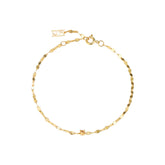 Shine Citrine Gemstone Gold Bracelet