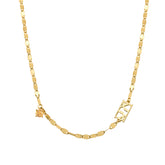 Shine Gold Citrine Gemstone Choker Necklace
