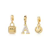 Moment Gold Vermeil Charm – Smiley, Lokki & Letter