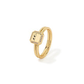 Lokki Gold Vermeil Halo Ring