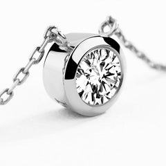 D Muse Platinum Diamond Necklace