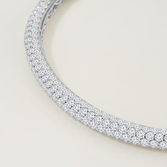 Essential Silver Pavé Bangle