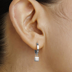 Unlock Platinum Lock Earring