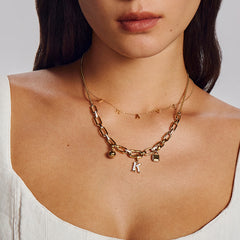 Essential Gold Vermeil Paperclip Chain Necklace