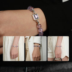 Unlock Amulet Amethyst Energy Bracelet