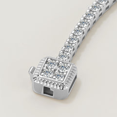 Unlock Essential Tennis Bracelet (Slim Version)