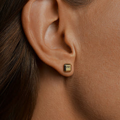 Lokki 14K Gold Stud Earrings
