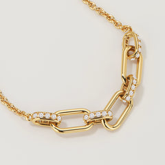 Essential Gold Vermeil Paperclip Chain Bracelet