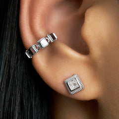 Unlock Platinum Multi-Lock Earcuff