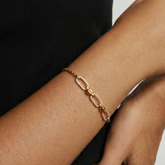 Smiley x Lokki Gold Vermeil Chain Bracelet