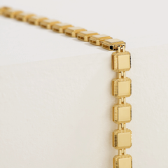 Unlock 18K Multi- Lock Gold Tennis Bracelet