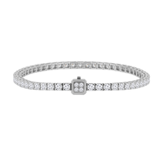 Unlock Essential Silver Tennis Bracelet