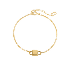 Unlock 18K Lock Gold Bracelet