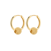 Essential 14K Fine Sparkling Bead Earrings