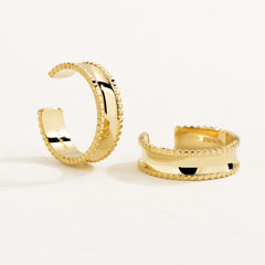 Unlock Marks 18K U-shape Gold Ear Cuff