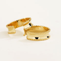 Unlock Marks 18K U-shape Gold Ear Cuff