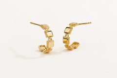 Unlock 18K Multi- Lock Gold Earrings