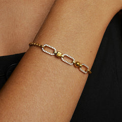 Smiley x Lokki Gold Vermeil Chain Bracelet