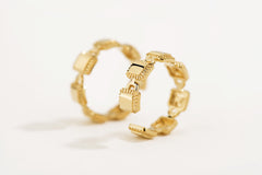 Unlock 18K Multi-Lock Gold Earcuff