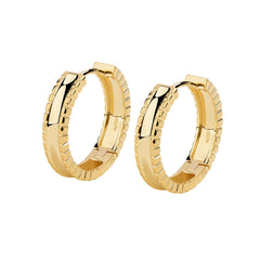 Unlock Marks 18K U-shape Gold Earring