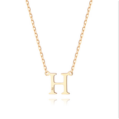 Moment 18K Personalise Letters Necklace(Brand Font)