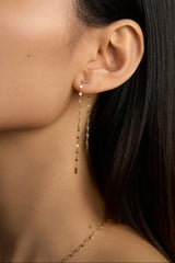 Shine Gold Convertible Threader Earring