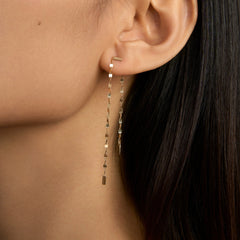 Shine Gold Convertible Threader Earring
