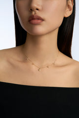 Moment 18K Lock Personalise Letters Necklac