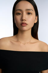 Moment 18K Diamond Dog Personalise Letters Necklace