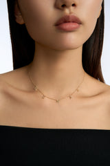 Moment 18K Diamond Dog Personalise Letters Necklace