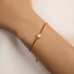 Unlock 18K Diamond String bracelet