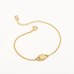 Unlock 18K Lock Gold Bracelet