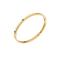 Unlock Marks 18K Round Gold Bangle