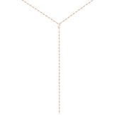 Shine 18K Gold Y-Shape Necklace