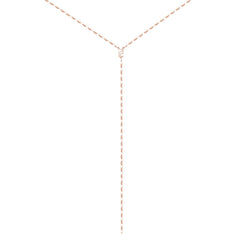 Shine 18K Gold Y-Shape Necklace