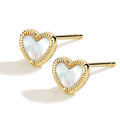 Flip 18K Single Heart Earring