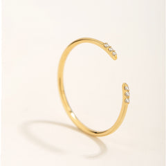 Unlock 18K Diamonds Ultra-Fine Open Ring