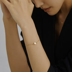 Unlock 18K Lock Gold Bracelet