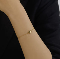 Unlock 18K Lock Gold Bracelet