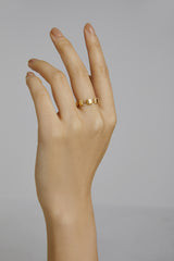 Unlock 18K Multi-Lock Gold Ring