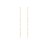 Shine Gold Long Chain Earring