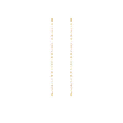 Shine Gold Long Chain Earring