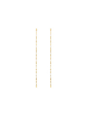 Shine Gold Long Chain Earring