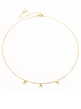 Moment 18K Personalise Letters Necklace(Brand Font)