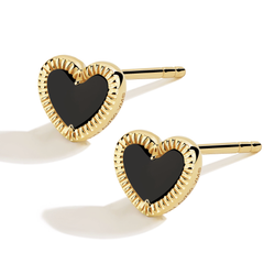 Flip 18K Single Heart Earring