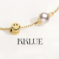 SMILEY 18K Diamond Akoya Gold Bracelet