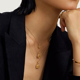 Unlock 18K Lock Personalized Gold Necklace