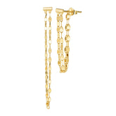 Shine Gold Transformable Chain Earring