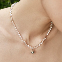 Smiley® Silver Pendant Crystal Necklace