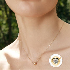 Smiley® 14K Gold Diamond Bead Necklace